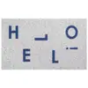 Alfombra de Piso Moderna Simple de Bucle de Seda para Uso Doméstico, Felpudo de PVC para Puerta de Entrada, Felpudo Raspador de Barro Personalizable, En Stock al por Mayor