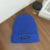 Gorro de Punto Versátil de Moda para Otoño e Invierno para Hombres, Holgado, para Circunferencia de Cabeza Grande, Gorro Cálido de Lana, Adelgazante para la Cara, Gorro para el Frío, Estilo Masculino