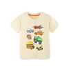 Nueva Camiseta de Manga Corta para Niños Verano 2026 Estilo Europeo y Americano Estampado de Dibujos Animados Cuello Redondo Camiseta Básica para Niños Pequeños y Medianos
