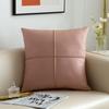Almofada de Tecido Tecnológico Cor Pura Retro Casual Almofada de Sofá Cruzada Feita à Mão Almofada de Cabeceira para Casa Escritório Negócios Cama