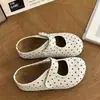 Falda temperamento dama sandalias mujer elegante punta redonda celebridad de internet nuevo estilo estilo callejero 2026 pantuflas versátil alto