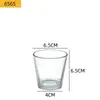Venta al por mayor Aromaterapia Vaso de Vidrio para Velas Contenedor Transparente Portavelas Moda Creativa DIY