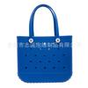 Bolso de Mano Versátil de Nicho para Exportación Transfronteriza Nuevo Bolso de Hombro para Mujer Bolso de Gelatina en Forma de Media Luna Eva Bolso de Playa con Agujeros