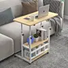 Mesa de estudo ajustável, mesa de cabeceira, mesa de computador simples para dormitório, mesa para pessoa preguiçosa, mesa de escritório simples móvel