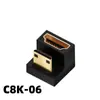 Adaptador HDMI 8K de Alta Definición Macho a Hembra Tipo Codo Tipo C Tipo D TV Computadora Proyector Pantalla Tipo U Proyección Uhd2.1