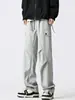 Pantalones Rectos Estilo Americano para Hombre de Verano para Exteriores a Prueba de Viento Impermeables Pantalones de Carga para Niños Pantalones Casuales de Seda de Hielo para Hombre