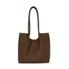 Estilo minimalista coreano y japonés 2026 nuevo bolso de hombro tote de gran capacidad para el trabajo para mujeres jóvenes