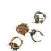 G 23 nueva personalidad estilo de moda un poco especial aretes circulares integrados broche de oreja diseño de nicho J7-7