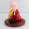 Mongezinho Peixe de Madeira Automático, Enfeites Frescos Decorativos para Carro, Console Central de Peixe de Madeira, Suprimentos de Moda Personalizados