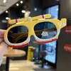 Gafas de Sol Polarizadas de Silicona para Niños Helicóptero Gafas para Niños Vacaciones Dibujos Animados Lindas Gafas de Sol con Protección Solar Geniales