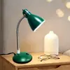 Luminária de Mesa Retro de Metal Transfronteiriça para Estudo, Proteção para os Olhos, Luminária de Leitura de Cabeceira, Lâmpada de Mesa Recarregável para Escritório e Dormitório