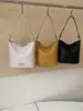 Bolsa feminina versátil de grande capacidade, moda transfronteiriça, nova para o verão de 2026, simples, para o dia a dia, de ombro, crossbody, bolsa estilo balde