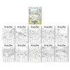 Pósters para colorear de compra directa transfronteriza, libros para colorear divertidos de encontrar objetos, cuadernos de dibujo para niños, álbumes para colorear con temática de playa de verano
