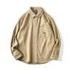 Exportação Individual Japonesa Roupas Masculinas Shawn Yue Algodão Bordado Tendência Casual Camisa de Manga Longa Camisa Masculina Primavera Novo Estilo