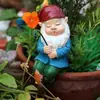 Produtos Novos Transfronteiriços Posição de Dormir Pesca Anão Artesanato de Resina Fofo Personalizado Criativo Jardim Bonsai Aquário Pendente Decorativo