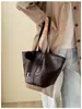 Bolso de ala de cuero esmerilado nuevo, moderno y casual, bolso de hombro para mujer, bolso tote, bolso para mamá de gran capacidad