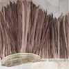 No Inflamable para Exteriores, Ignífugo, Aleación de Aluminio, Paja Artificial, Tejas de Plástico Decorativas de Césped Artificial para Techos Descripción