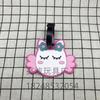 Fabricante Pvc Borracha Macia Pingente de Mala Animal Alpaca Gato Etiqueta de Mala Macaco Unicórnio Etiqueta