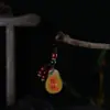 Llavero de Palosanto de Moda con Pintura Colorida, Colgante de Accesorio Creativo, Adorno para Bolso, Adorno Colgante, Regalo