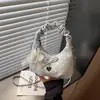 Bolso pequeño de lunares de nicho transfronterizo para mujer, nuevo bolso de mano de moda 2026, bolso de hombro cruzado con cadena para ir al trabajo, tipo albóndiga