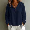 2026 Otoño/Invierno Nuevo Moda Casual Transfronteriza Europea y Americana de Color Sólido con Botones y Capucha Camisa de Manga Larga Top para Mujer