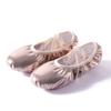 Sapatos de dança femininos sola macia respirável garra de gato cristal rosa crianças PU prática meninas bebê balé em estoque atacado