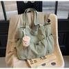 Nuevo este tipo de bolso de hombro bolso de mano de gran capacidad estudiantes universitarios clase simple moda ocio viajero bolso tote mujeres