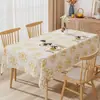 Mantel fresco y sencillo estilo ins, lujo ligero, impermeable y a prueba de aceite, rectangular, adecuado para sala de estar y mesa de comedor del hogar, personalizable