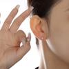 Arete de flash para joyería de un metro Diamante de cuatro garras para oreja hebilla femenina 2023 nuevos populares tachuelas para orejas piercing para dormir sin molestias aretes versátiles