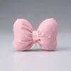 Laço de tecido xadrez rosa, acessórios para joias DIY, acessórios de cabelo, enfeites de roupa, esquema de cores fofo de cor de macaron