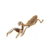 Latón Vintage Viejo Mantis Adornos de Escritorio Creativo Latón Escritorio Hogar Mantis Mascota de Té Artesanías Regalo