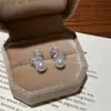 Th0230 S999 Aguja de Plata Súper Brillantes Completamente de Diamante Caballo Pequeño Pendientes de Perla 2026 Caballo Joven Lujo Pendientes de Gama Alta