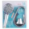 Venta al por mayor de fábrica traje de ducha manguera de cabezal de ducha blíster tres piezas juego de baño ducha de mano presurizada
