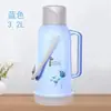 Termo Doméstico de Gran Capacidad, Botella de Agua Caliente Aislada, Carcasa de Plástico, Adecuado para Dormitorios de Estudiantes, Botella de Té Grande Estándar