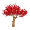Ramas Simuladas de Flor de Cerezo, Ramas de Flor de Durazno, Decoraciones de Pared para Bodas y Año Nuevo, Hojas Verdes de Árbol Artificial, Enredaderas, Flores, Arreglo de Boda con Tubo