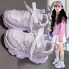 Tenis para Niña 2026 Primavera Nuevo Estilo Suela Suave Ligeros Antideslizantes Modernos Versátiles Casuales Zapatos Tipo Papá para Niños Mayores