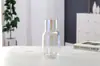Jarrón Creativo de Vidrio de Color Transparente Botella Simple Arreglo Floral de Oficina Flor Seca Botella Decorativa Adornos Decorativos para Sala de Estar