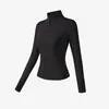 Chamarra de Yoga con Cremallera y Cuello Alto para Mujer, Corte Delgado, Resistente al Viento, Secado Rápido, Ropa Exterior para Correr y Entrenamiento