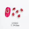 Nuevo Arte de Uñas Aleación Diamante K9 Joyería Nupcial Ovalado Forma Especial Corona Accesorios Decorativos Joyería Arte de Uñas Estilo Estilo Japonés
