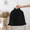 Suéter Pulóver para Niñas Todo en Uno Terciopelo Invierno 2025 Nuevo Suéter para Niños Forro Polar Suéter para Bebé Niña Cuello de Encaje Engrosado