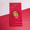 Pegatinas Doradas para Teléfono Móvil del Año del Caballo con Sobres Rojos, Regalos de Año Nuevo, Pequeños Regalos, Souvenirs Culturales y Creativos del Año del Caballo, Artículos para Puestos del Festival de Primavera