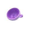 Ferramenta de Limpeza de Silicone para Supermercado Pré-Estoque para Lavar Tigelas, Limpador de Pincel de Beleza Portátil, Almofada de Limpeza de Pincéis de Maquiagem de Silicone