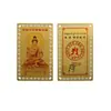 Bodhisattva Samantabhadra Listo para Usar del Fabricante Aleación de Aluminio Material Tarjeta Dorada Venta al por Mayor