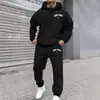 Amazon Cross-Border Nova Moda Street de Venda Quente para Homens e Mulheres Moletom com Capuz de Veludo Estampado Conjunto Hoodie Estilo Quente