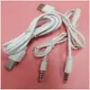 Fornecimento de Cabo de Áudio USB para 3,5 mm de Três Pinos USB para 2,5 mm para Copo de Avião, Cabo de Dados Dedicado para Plug de Copo de Avião