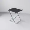 Venta al por mayor de fábrica taburete plegable portátil para exteriores picnic camping taburete plegable retráctil acero inoxidable plegable Mazar