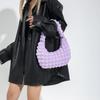 Este ano, a nuvem popular plissada bolha saco das mulheres moda simples saco de passageiros de cor sólida portátil saco de axila fábrica atacado