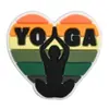 Sapatos de Yoga Mais Vendidos no Exterior, Tamancos em Formato de Flor, Acessórios DIY, Fivelas de Sapato Destacáveis de Borracha Macia PVC, Acessórios de Decoração para Sapatos de Praia