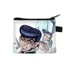 Nuevo Monedero de Jojo's Bizarre Adventure Bolsa para Monedas con Cremallera de Dibujos Animados Linda Bolsa Pequeña de Almacenamiento para Estudiantes Venta al por Mayor