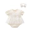 Fabricante de Origen Transfronterizo Nuevo Estilo de Verano Mameluco para Bebé Mono de Princesa Ropa para Recién Nacidos Traje de Gateo para Bebé Niña
